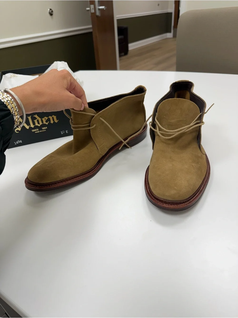 Alden suede boot